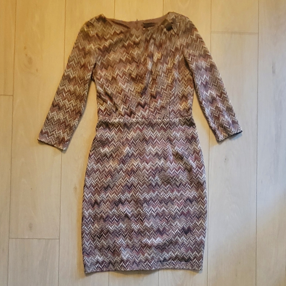 David Meister ZigZag Knit Dress 6